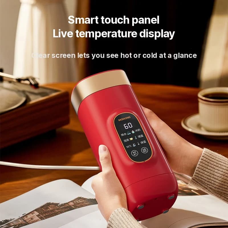 Portable Electric Heating Water Cup 650ml 304 Liner 220V