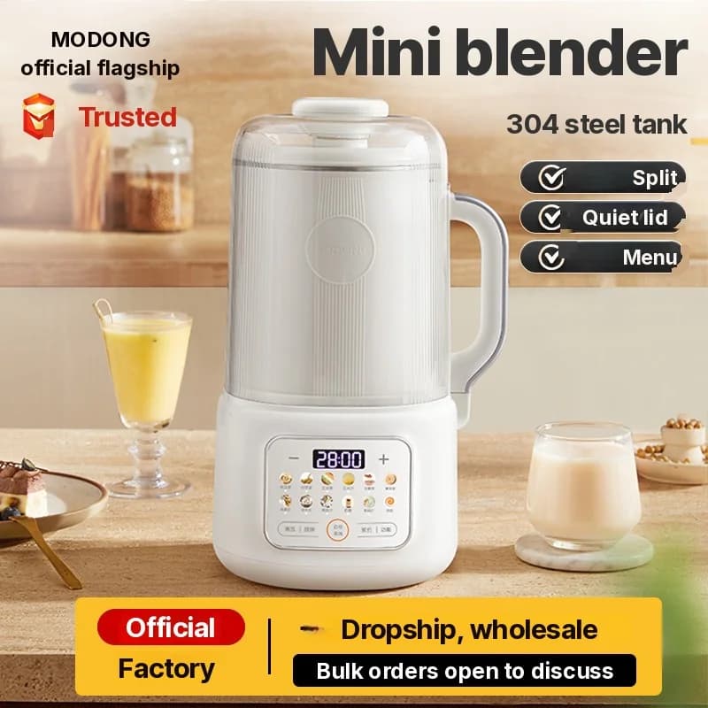 Heating Blender Soy Milk Maker With Self-Cleaning 800W