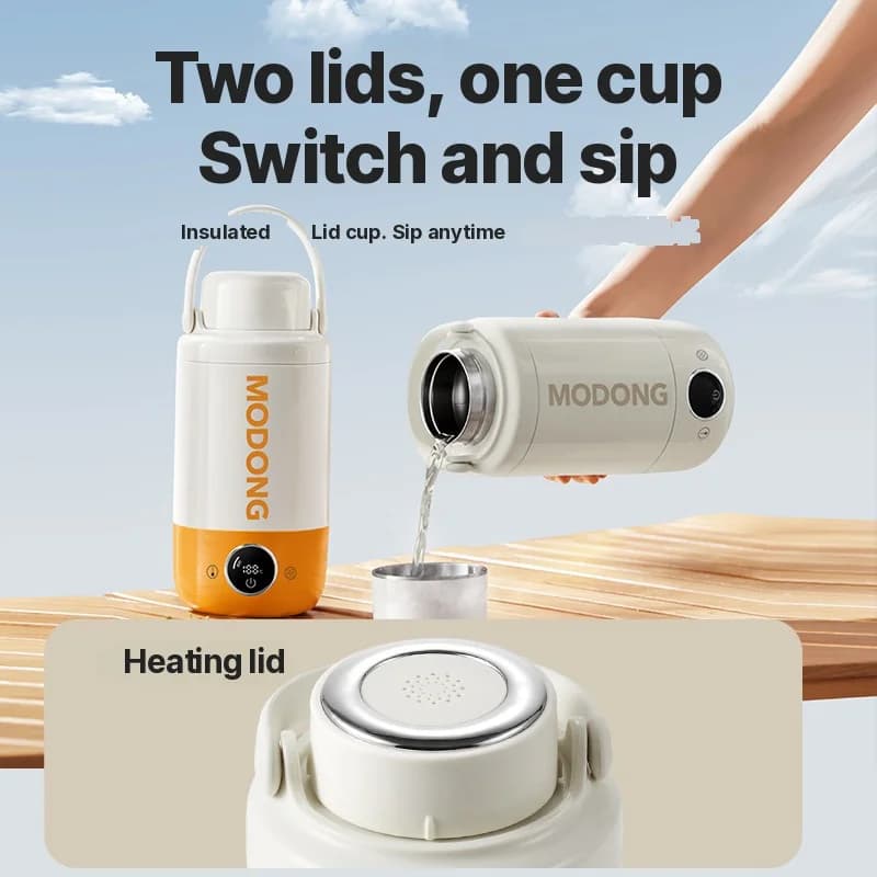 1L Portable Electric Kettle Cup With 316 Stainless Steel