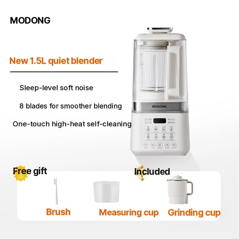 Heating Blender With Quiet Operation and Keep Warm Function