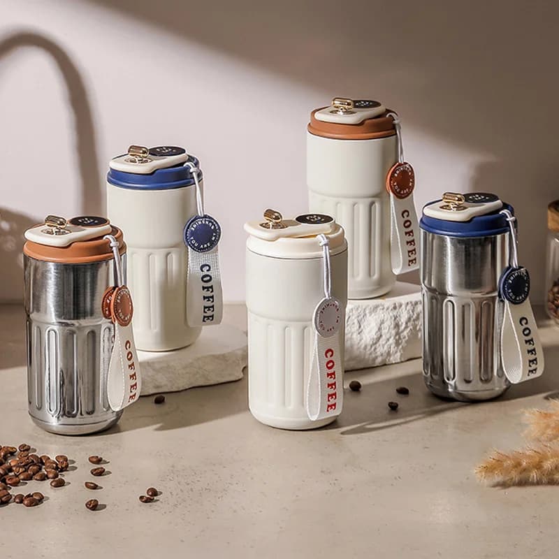 450ml Temperature Display Thermos Cup