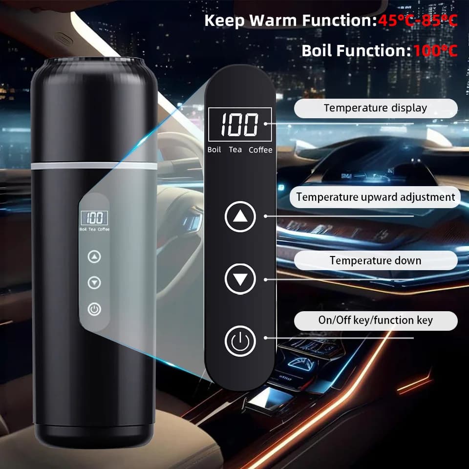 500ml 12V/24V Car Heating Cup