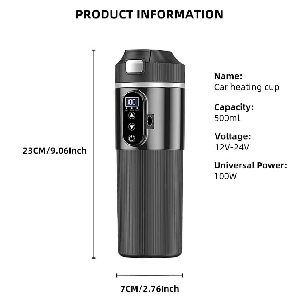 500ml 12V/24V Electric Heating Cup