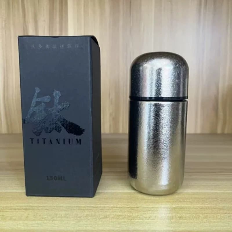 150ml Pure Titanium Pocket Flask