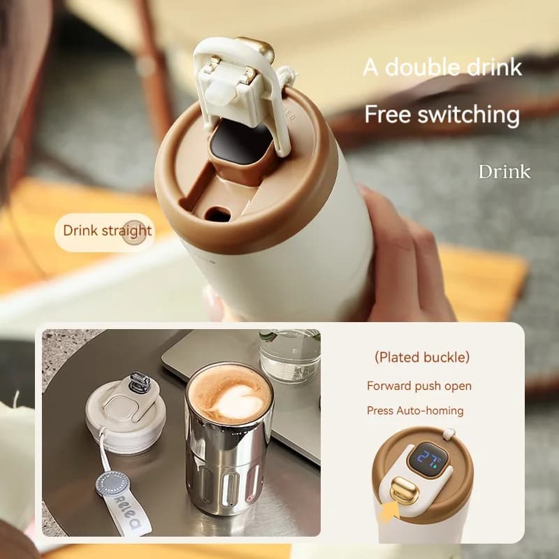450ml Temperature Display Thermo Bottle