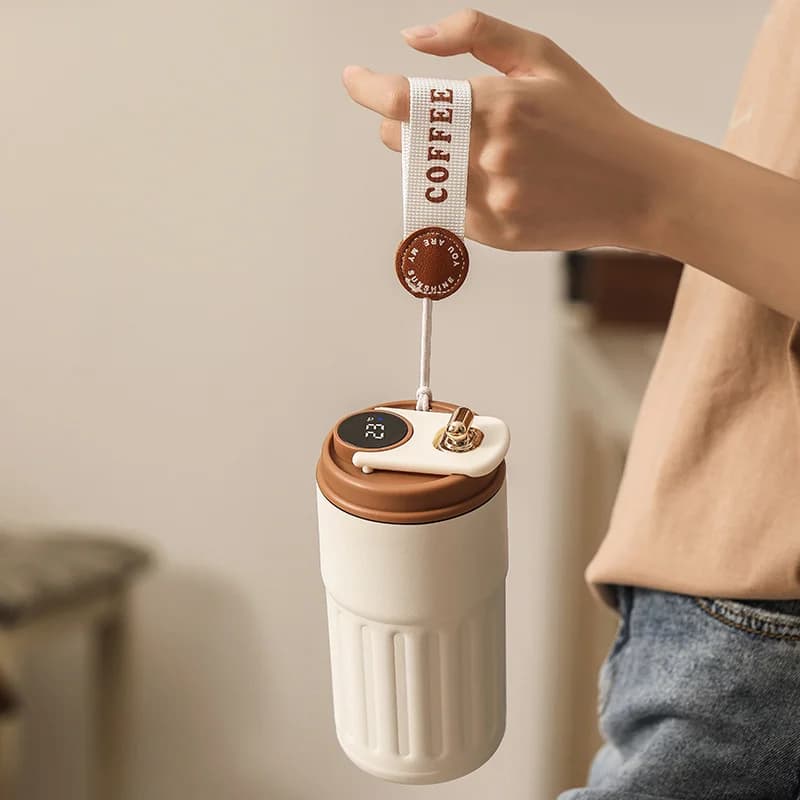 450ml Temperature Display Thermos Cup
