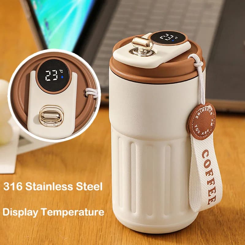 450ml Temperature Display Thermos Cup