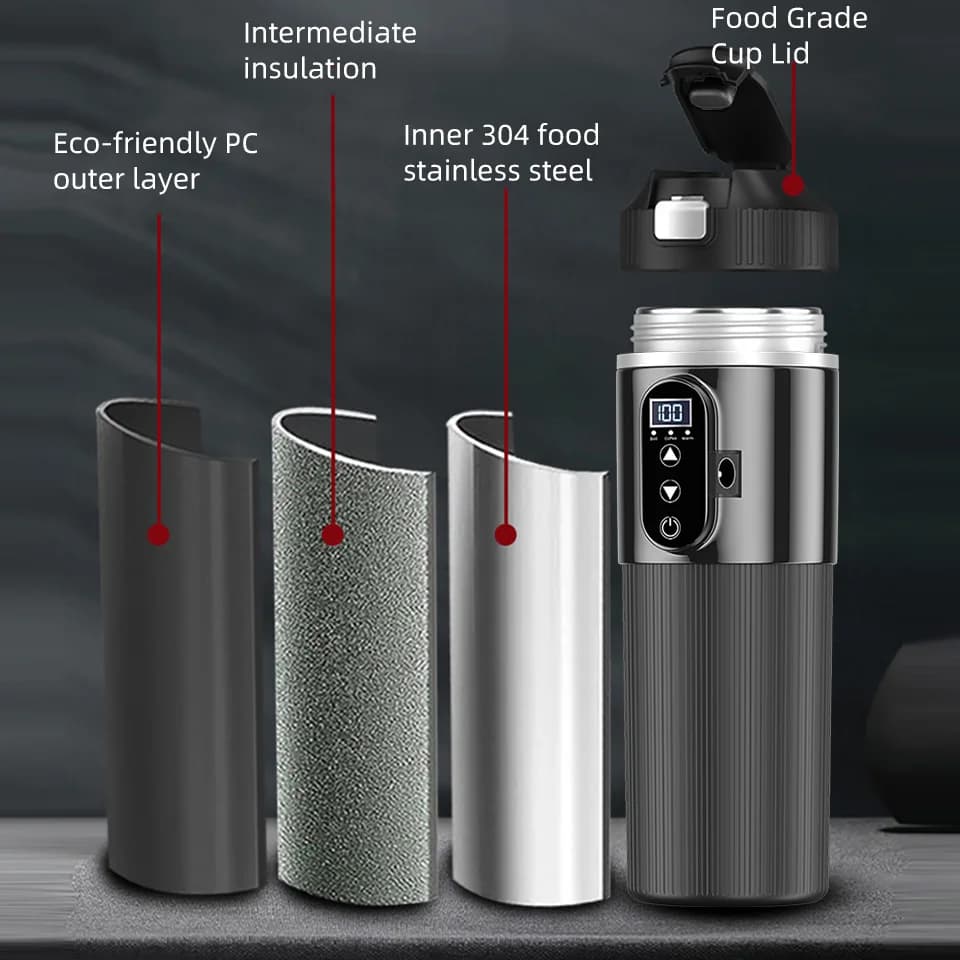 500ml 12V/24V Electric Heating Cup