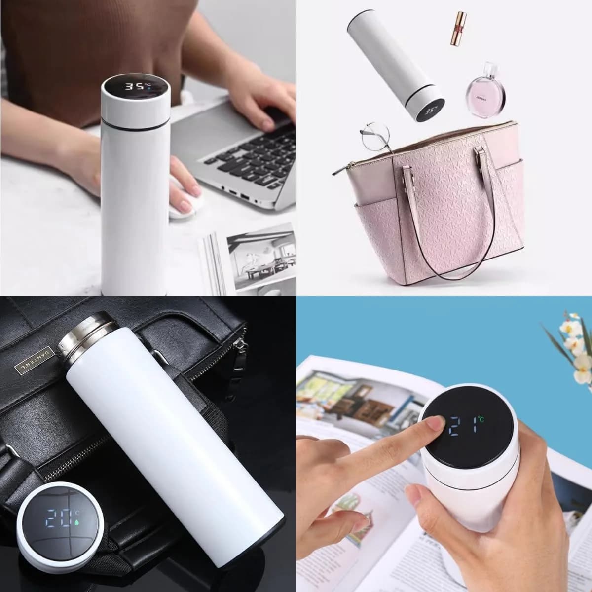500ml Temperature Display Thermos Cup
