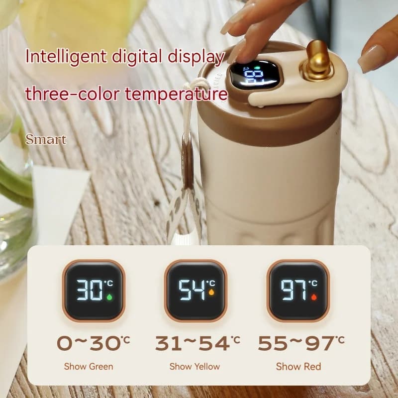 450ml Temperature Display Thermo Bottle