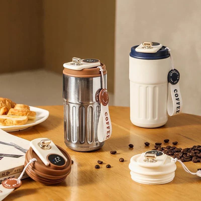 450ml Temperature Display Thermos Cup