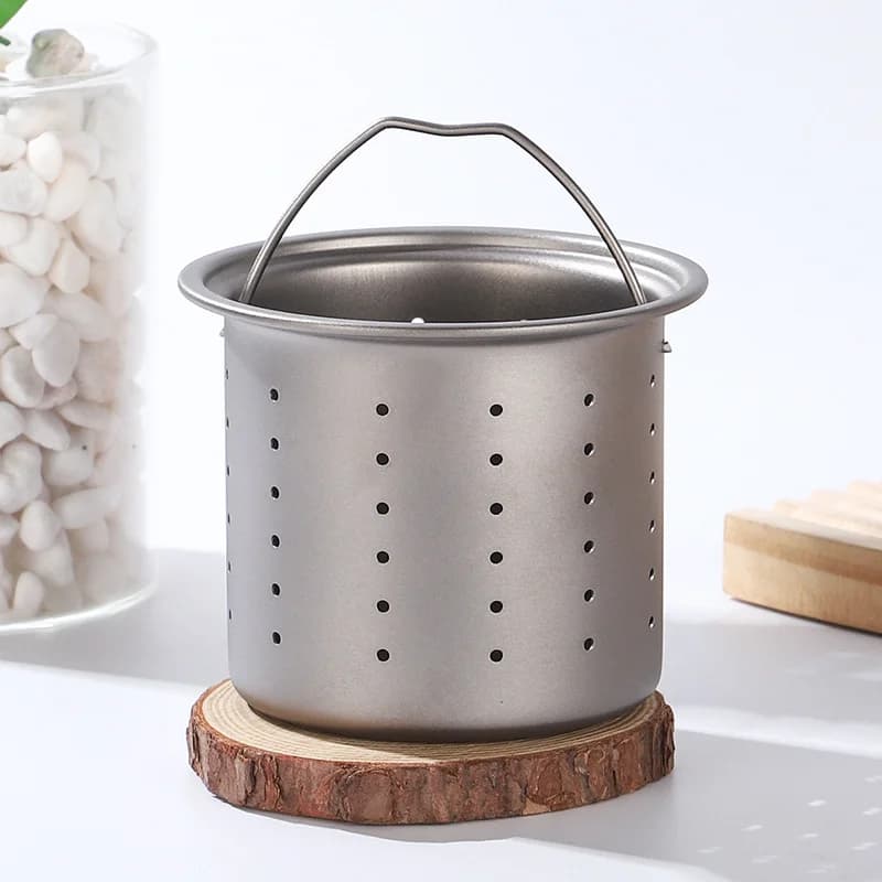 450ml Pure Titanium Tea Infuser Mug