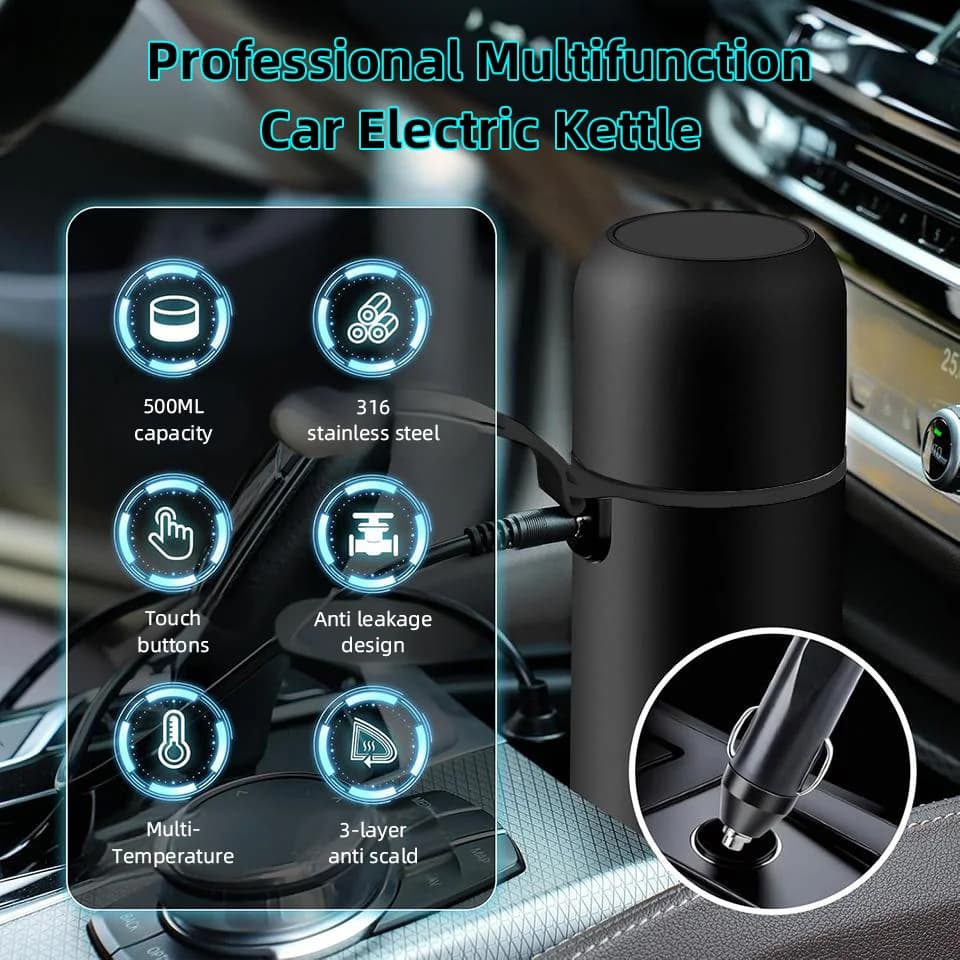500ml 12V/24V Car Heating Cup