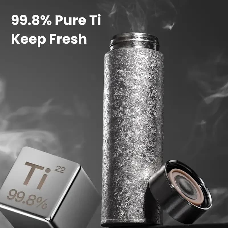 500ml Pure Titanium Thermal Mug